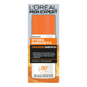 MEN EXPERT hydra energetic daily invisible fluid SPF50+