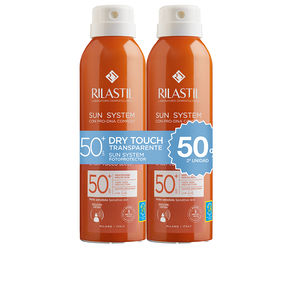 Lotes y Sets SUN SYSTEM SPF50+ spray transparente dry touch pack Rilastil