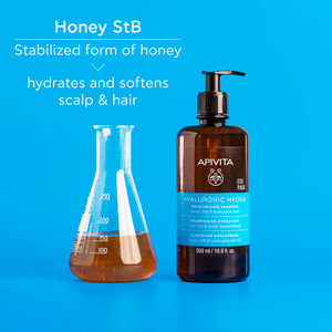 MOISTURIZING SHAMPOO with hyaluronic acid, aloe and honey
