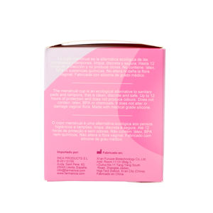 MENSTRUAL CUP with sterilizer size S