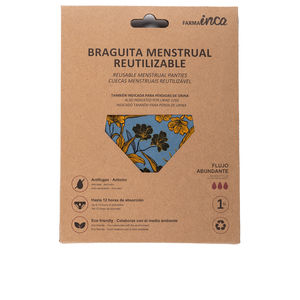 Braguitas menstruales BRAGUITA MENSTRUAL absorción super #flores amarillas Inca