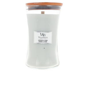 Woodwick WOODWICK candle #Lavender &amp; Cedar Aromatherapy buy online