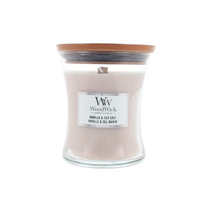 Unbekannt Rosa Woodwick Pluswick Duftkerze Im Glas, Mittelgroß, Vanille & Meersalz, 275 G - Bild 6