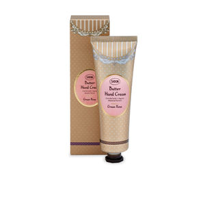 Crema mani al burro rosa verde