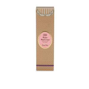 Crema mani al burro rosa verde