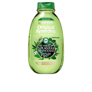 Champú purificante ORIGINAL REMEDIES champú té verde y 5 plantas beneficiosas Garnier
