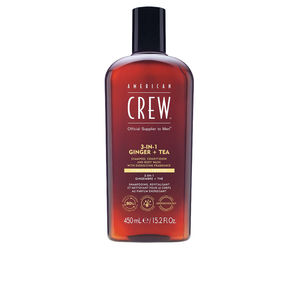 Moisturizing shampoo - Drėkinantis ir maitinantis - Shower gel American Crew 3-IN-1 IMBERS + ARBATA šampūnas pirkti internetu