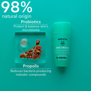Le déodorant roll-on BEE FRESH 24h respecte le microbiome.