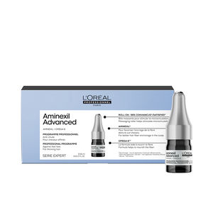 Fiale AMINEXIL ADVANCED arricchite con principi attivi dermatologici per capelli 10 x 6 ml