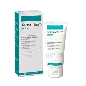 TENSODERM GLYCOLIC exfoliating and renewing treatment mask