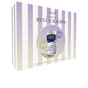 Set cosmética facial REGENERIST COLLAGEN PEPTIDE24 SPF30 + REGENERIST RETINOL24 NOCHE ESTUCHE Olay
