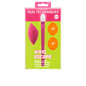 Set de maquillaje VIVID ESCAPE BRIGHT EYES CONCEALER ESTUCHE Real Techniques