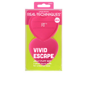 Esponja de maquillaje VIVID ESCAPE JELLY PUFF ESTUCHE Real Techniques