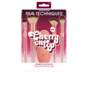Set de maquillaje CHERRY ON TOP A BRIGHTER HUE BASE ESTUCHE Real Techniques