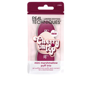 Esponja de maquillaje CHERRY ON TOP MINI MARSHMALLOW PUFF TRIO Real Techniques