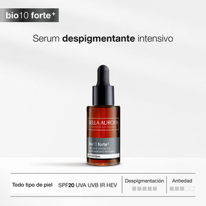 BIO10 FORTE+ depigmenting serum dropper