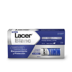 Set baño e higiene LACERBLANC pasta dentífrica menta + Colutorio Lacer