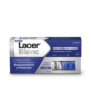 Set baño e higiene LACERBLANC pasta dentífrica citrus + Colutorio Lacer