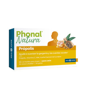 Salud Bucofaríngea PRÓPOLIS pastillas para chupar sabor limón Phonal Natura