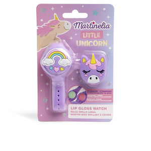 Maquillaje infantil LITTLE UNICORN lip gloss watch Martinelia