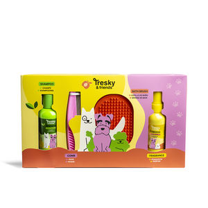 Lotes Mascotas LIMPIEZA MASCOTA ESTUCHE Tresky & Friends