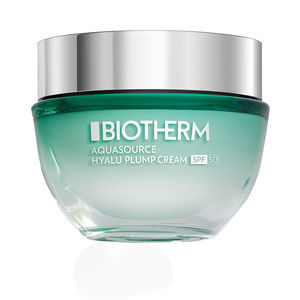 Tratamiento Facial Hidratante AQUASOURCE hyalu plump crema SPF30 Biotherm