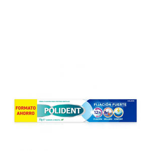 Cuidado bucodental CREMA FIJADORA prótesis dentales fijación fuerte sabor menta Polident