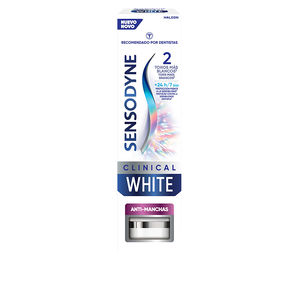 Pasta de dientes SENSODYNE CLINICAL WHITE antimanchas crema dental Sensodyne