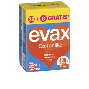 Compresas COTTONLIKE compresas super alas Evax