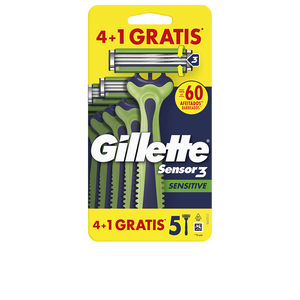 Cuchillas de afeitar GILLETTE SENSOR3 SENSITIVE cuchilla afeitar desechable Gillette