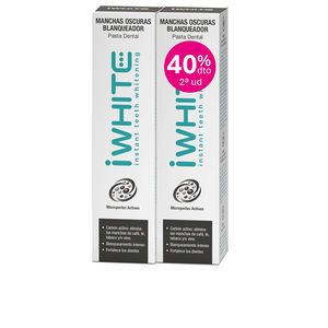 Blanqueamiento dental PASTA DENTAL machas oscuras blanqueador pack Iwhite