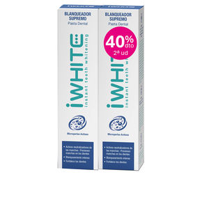 Blanqueamiento dental PASTA DENTAL blanqueador supremo pack Iwhite