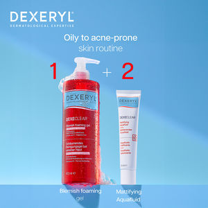 DEXECLEAR aquamatifying fluid SPF50+