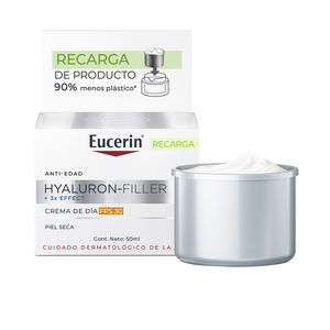 Set cosmética facial HYALURON FILLER día SPF30 recarga Eucerin