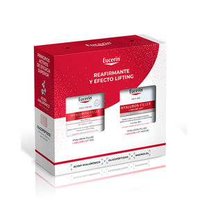 HYALURON FILLER + VOLUME-LIFT DAGCRÈME VOOR NORMALE TOT GEMENGDE HUID SET