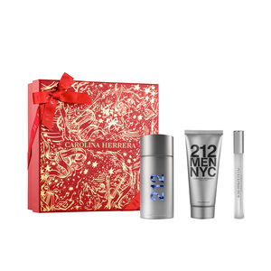 carolina herrera 212 men woda po goleniu 100 ml   zestaw  