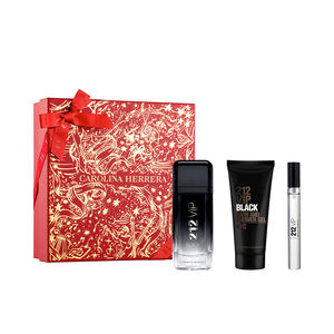 carolina herrera 212 vip black woda perfumowana 100 ml   zestaw  