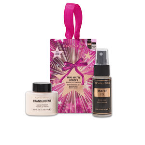Set de maquillaje DÚO DE FIJADORES DE MAQUILLAJE MATE ESTUCHE 2 pz Revolution Make Up
