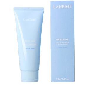 Facial cleanser Laneige WATER BANK hialuronskābes attīrošas putas zilā krāsā pirkt tiešsaistē