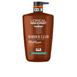 Limpiador facial - Gel de baño MEN EXPERT BARBER CLUB ducha cuerpo, cabello y barba L'Oréal París