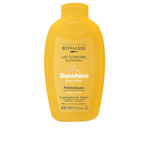 Hidratante corporal GLOW SUNSHINE leche corporal iluminadora con prebióticos Byphasse