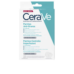 Tratamiento Acné, Poros y puntos negros PARCHES ANTI-GRANOS con 3 ceramidas esenciales y niacinamida, resultados en 3 horas 22 u Cerave