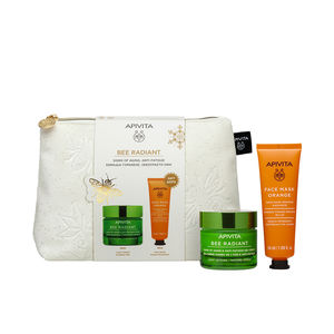 Set cosmética facial BEE RADIANT GEL-CREMA SIGNOS DE ENVEJECIMIENTO Y ANTIFATIGA ESTUCHE Apivita
