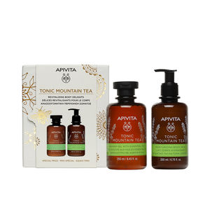 Set cosmética corporal TONIC MOUNTAIN TEA CUIDADO CORPORAL ESTUCHE Apivita