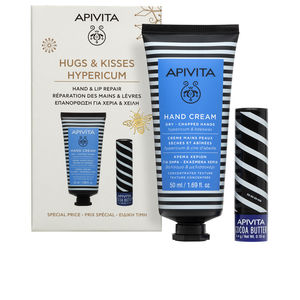 Set cosmética corporal CREMA DE MANOS HIDRATANTE CON HIPÉRICO ESTUCHE Apivita