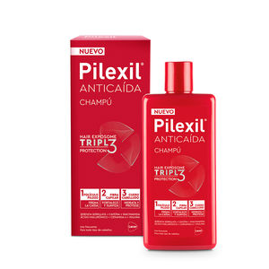 Shampoo anti-queda de cabelo PILEXIL com tripla proteção