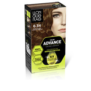 COLOR ADVANCE #6,34-rubio oscuro dorado cobrizo Llongueras