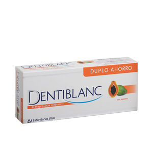 Pasta de dientes DENTIBLANC BLANQUEADOR INTENSIVO con papaya pack Dentiblanc