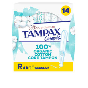 Tampones TAMPAX ALGODÓN 100% ORGANICO tapón regular Tampax