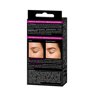 Permanent eyebrow tint